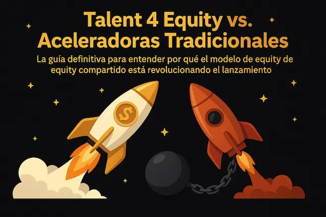 Talent 4 Equity vs. Aceleradoras Tradicionales Talent 4 Equity vs. Aceleradoras Tradicionales